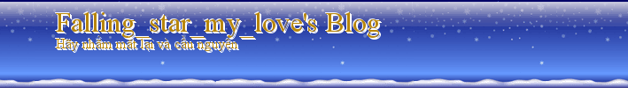 Falling_star_my_love's Blog