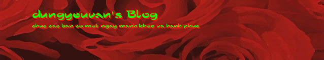 dungyeuvan's Blog