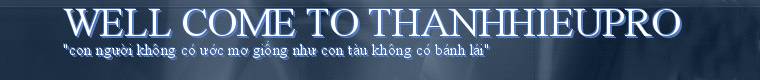 WELL COME TO THANHHIEUPRO