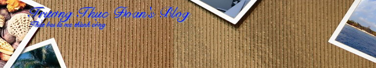 Trương Thục Đoan's Blog