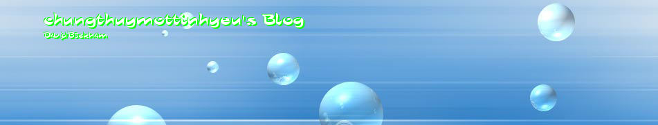 chungthuymottinhyeu's Blog