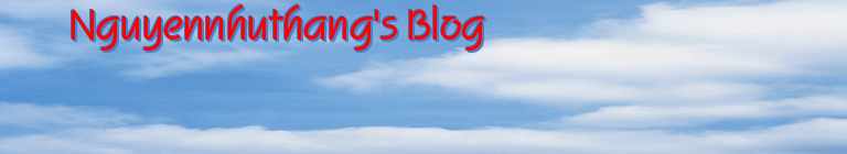 Nguyennhuthang's Blog