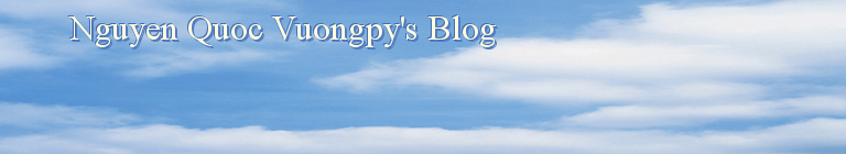 Nguyen Quoc Vuongpy's Blog