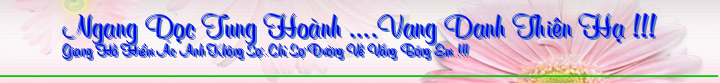Ngang Dọc Tung Hoành ....Vang Danh Thiên Hạ !!!