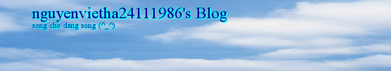 nguyenvietha24111986's Blog