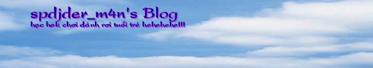spdjder_m4n's Blog