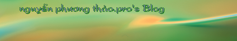 nguyễn phương thảo.pro's Blog