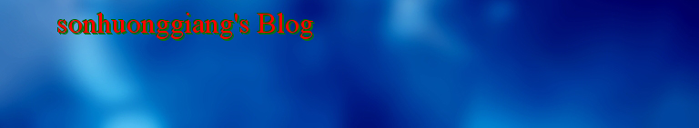 sonhuonggiang's Blog