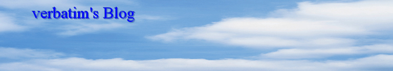 verbatim's Blog