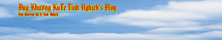 Duy Khương KuTe Tinh Nghịch's Blog