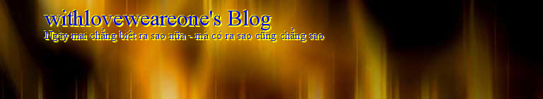 withloveweareone's Blog