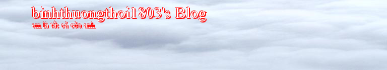 binhthuongthoi1803's Blog