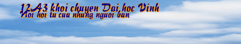 12A3 khoi chuyen Dai hoc Vinh