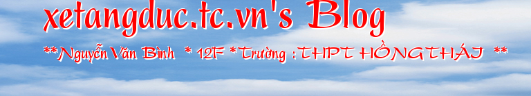 xetangduc.tc.vn's Blog