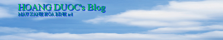 HOANG DUOC's Blog