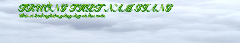 TRƯỜNG THPT NAM GIANG