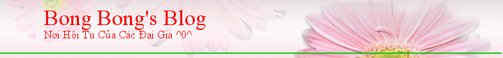 Bong Bong's Blog