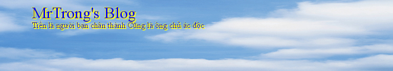 MrTrong's Blog