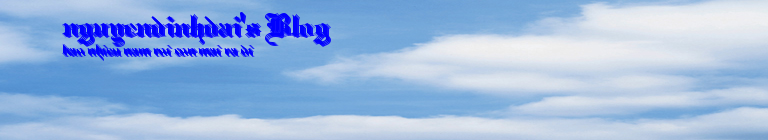 nguyendinhdai's Blog