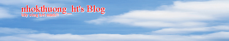 nhokthuong_ht's Blog