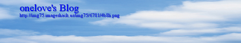 onelove's Blog