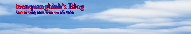 teenquangbinh's Blog