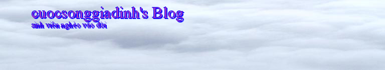 cuocsonggiadinh's Blog
