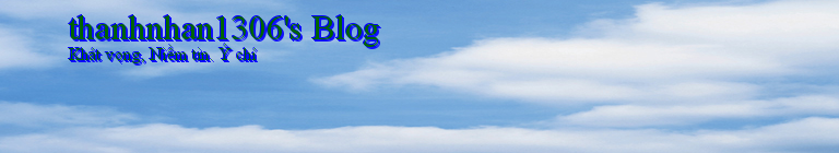 thanhnhan1306's Blog