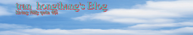 tran_hongthang's Blog