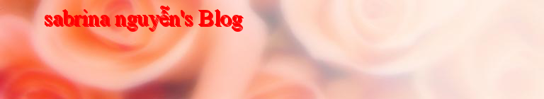 sabrina nguyễn's Blog