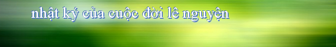 nhật ký của cuộc đời lê nguyện