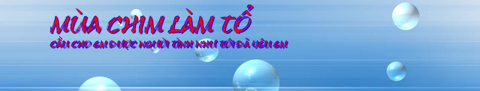 MÙA CHIM LÀM TỔ