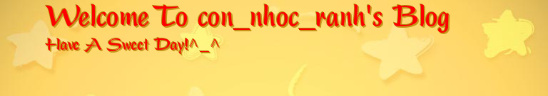 Welcome To con_nhoc_ranh's Blog