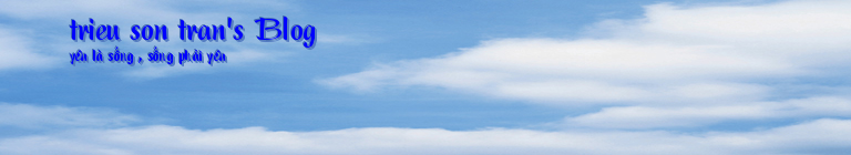 trieu son tran's Blog