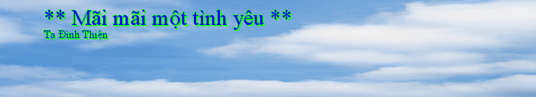 ** Mãi mãi một tình yêu **