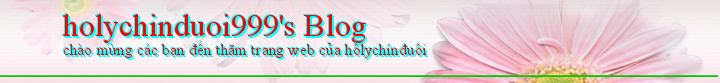 holychinduoi999's Blog