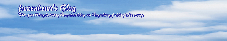 frozenheart's Blog
