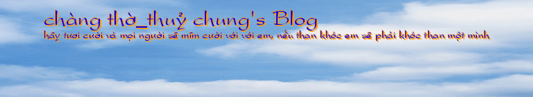 chàng thờ_thuỷ chung's Blog