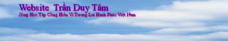 Website  Trần Duy Tâm