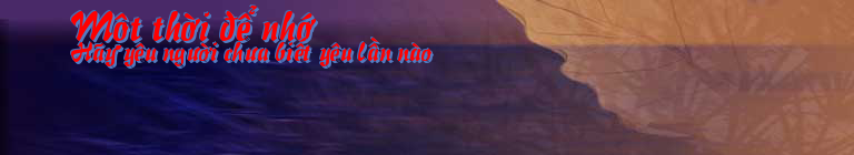 Một thời để nhớ