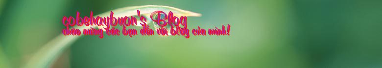 cobehaybuon's Blog