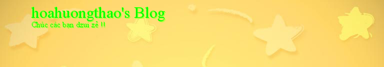 hoahuongthao's Blog